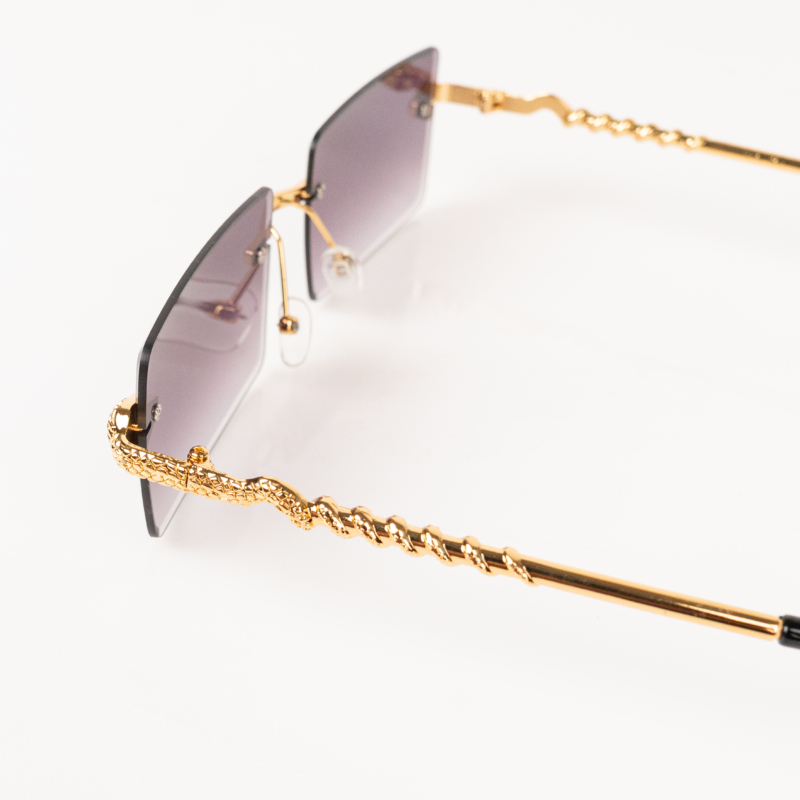 SNAKE SUNGLASSES IN PURPLE