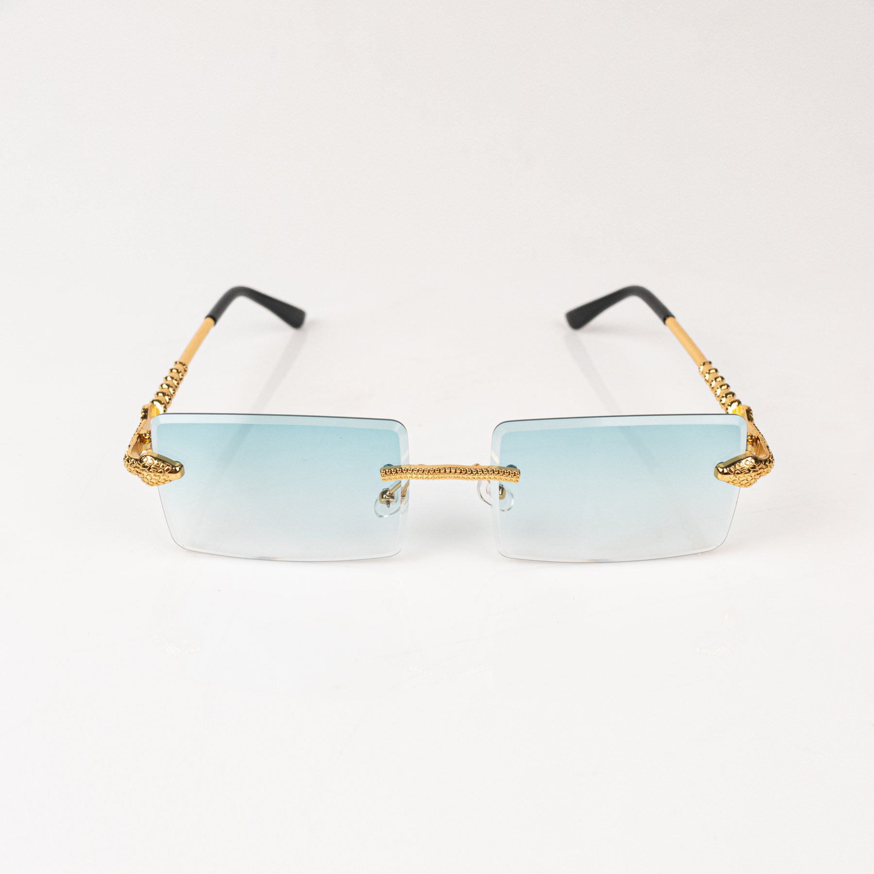 SNAKE SUNGLASSES IN BLUE
