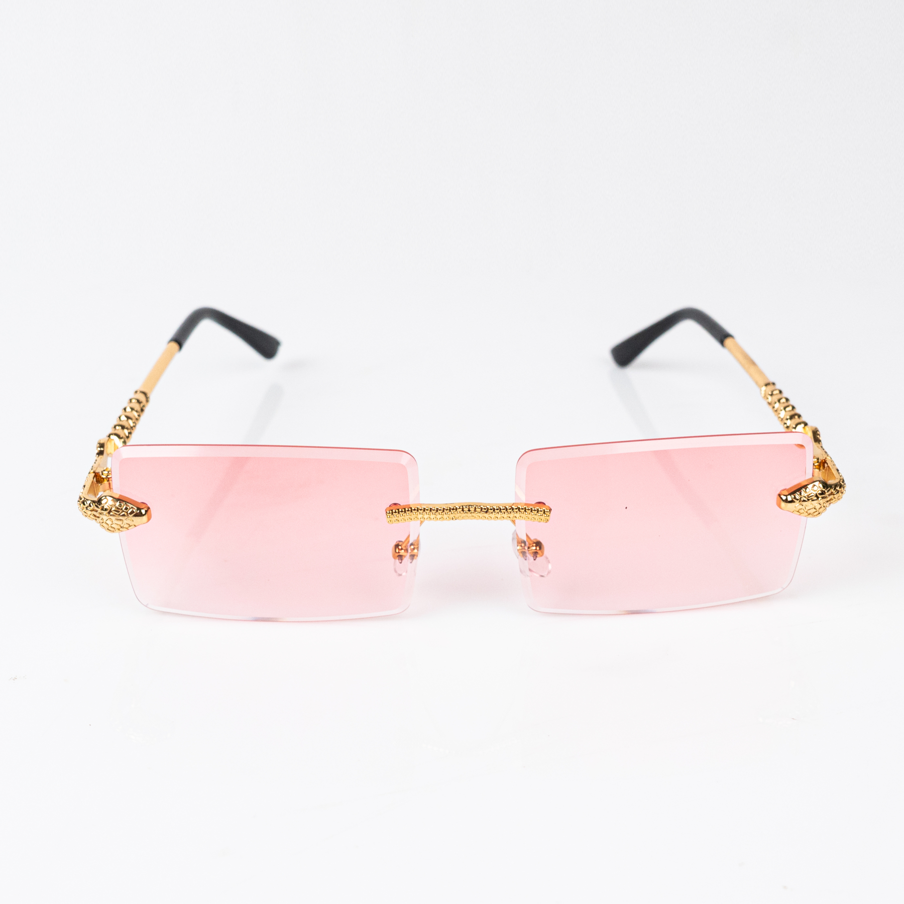 SNAKE SUNGLASSES IN PINK