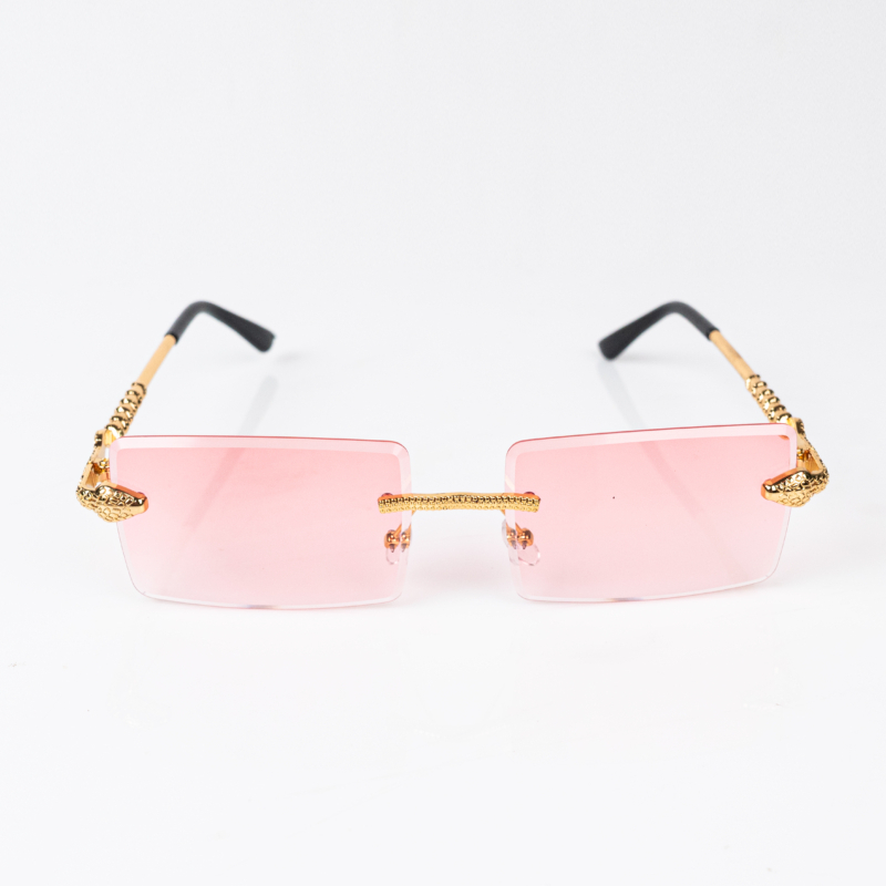 SNAKE SUNGLASSES IN PINK