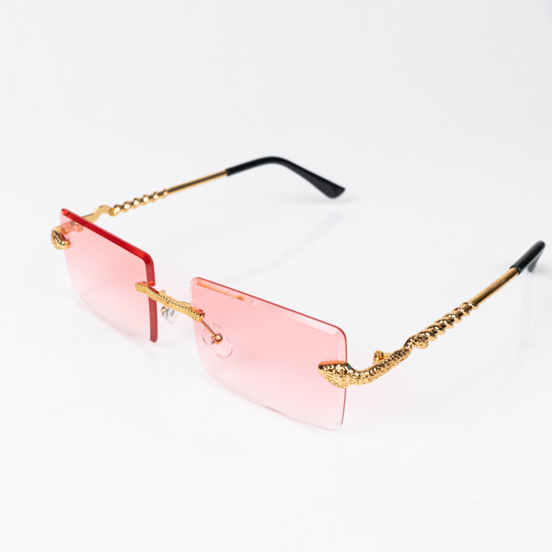 SNAKE SUNGLASSES IN PINK