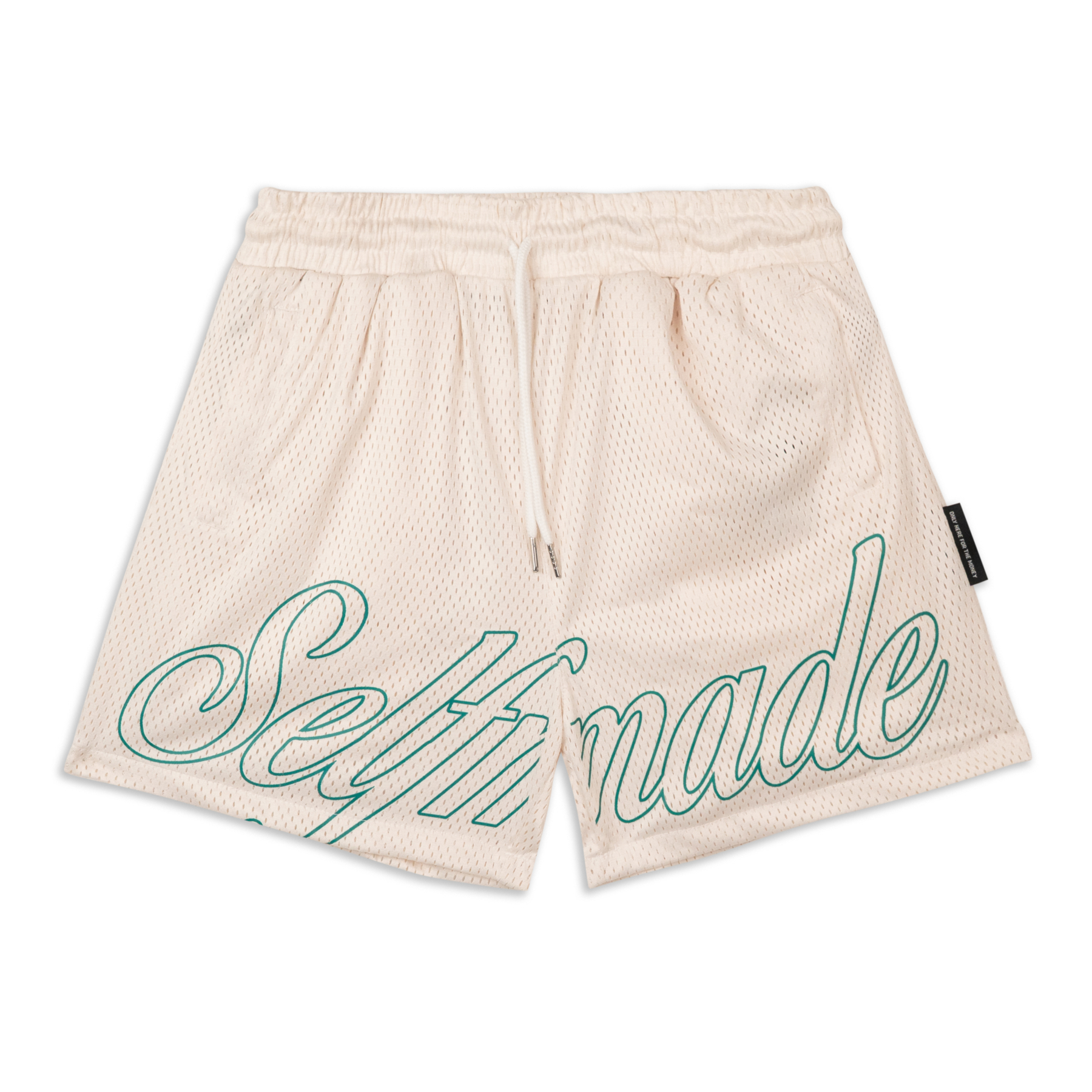 SELFMADE MESH SHORT IN WHITE