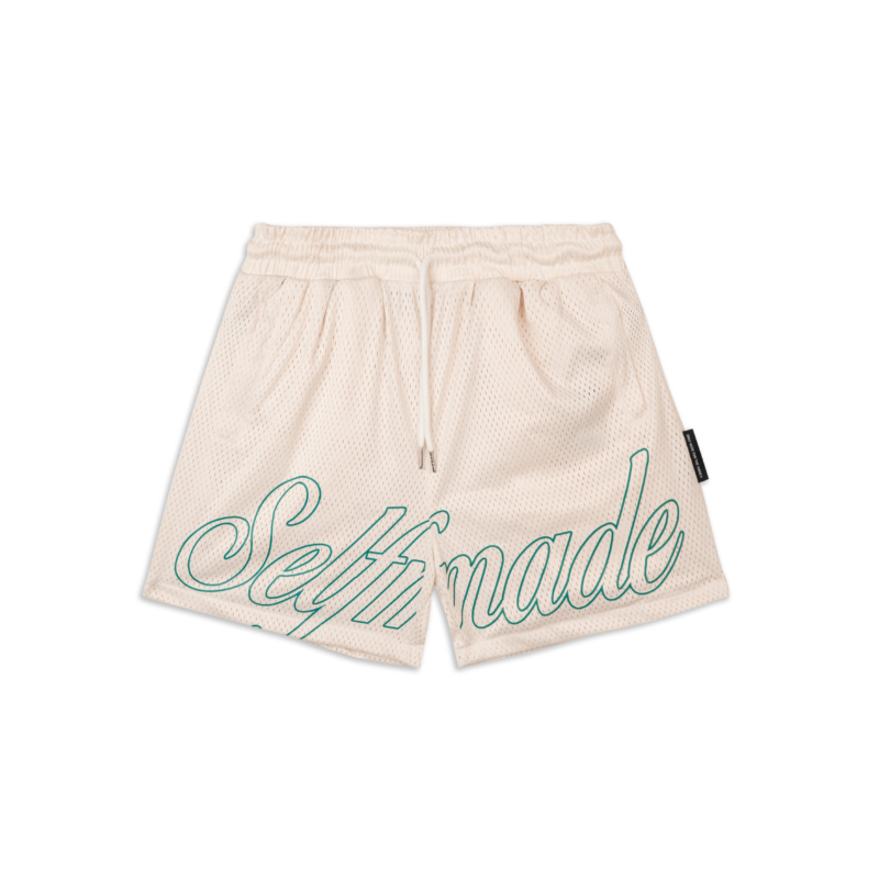 SELFMADE MESH SHORT IN WIHTE