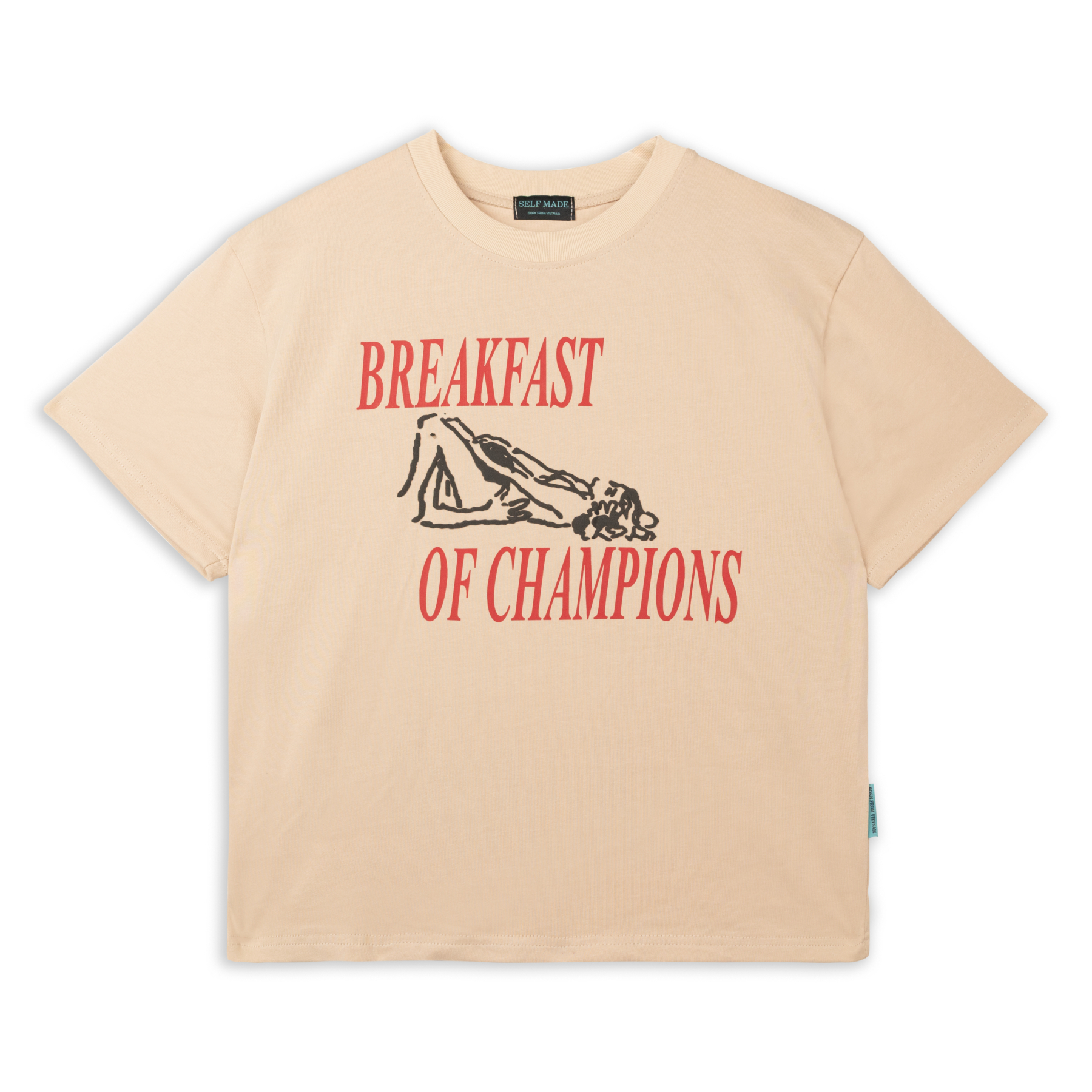 CHAMPIONS TEE IN BEIGE