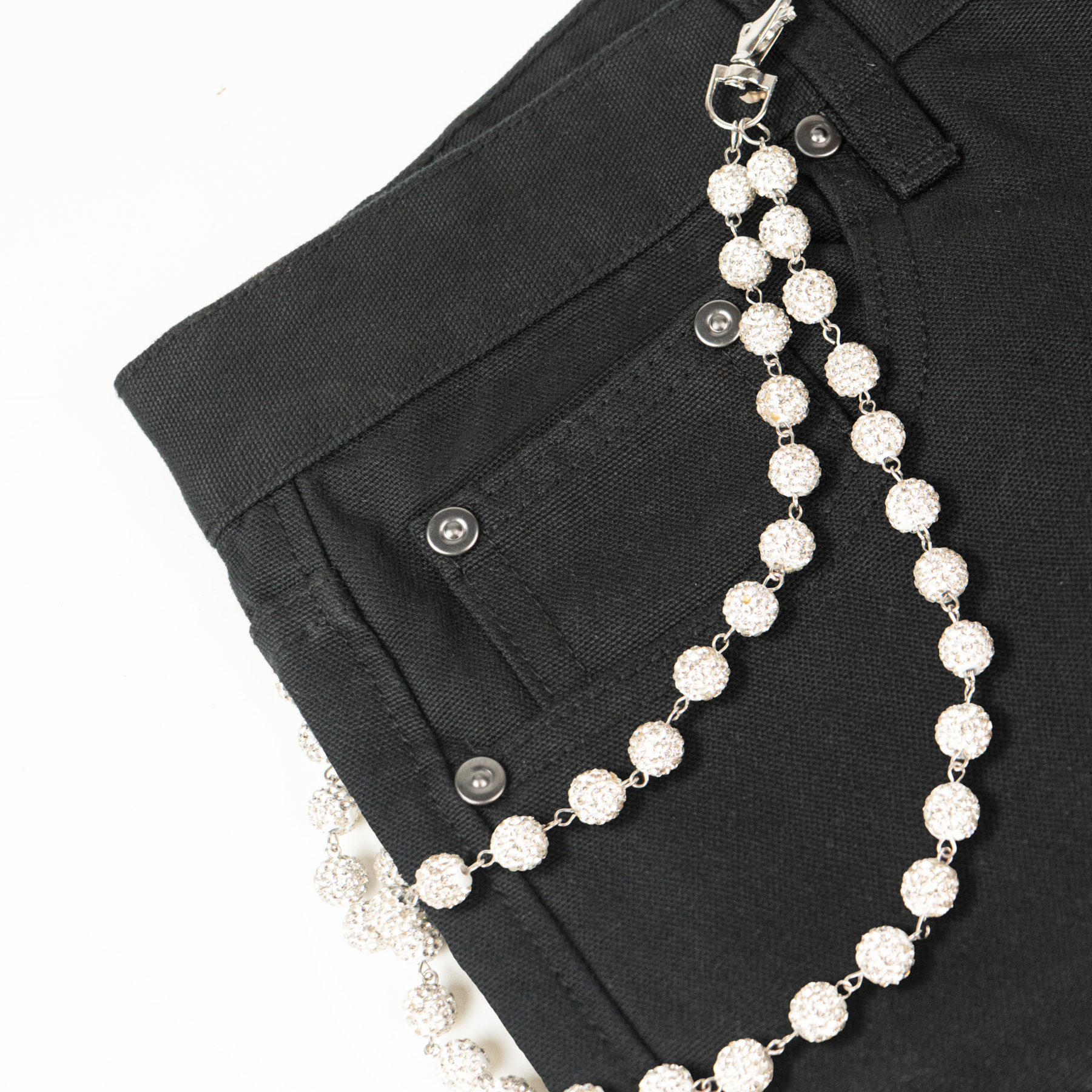 CRYSTAL BALL KEYCHAIN
